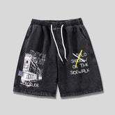 Plus Size Athletic Street Style Shorts